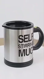 Electric Self Stirring Coffee Mug Cup Stainless Steel Automatic Self Mixing & Spinning Home Office Travel Mixer Milk Whisk Cup